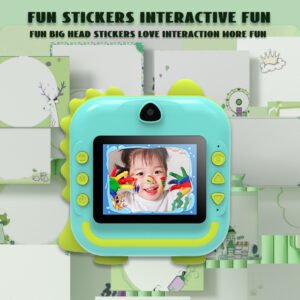 Kids Printing Camera - Green